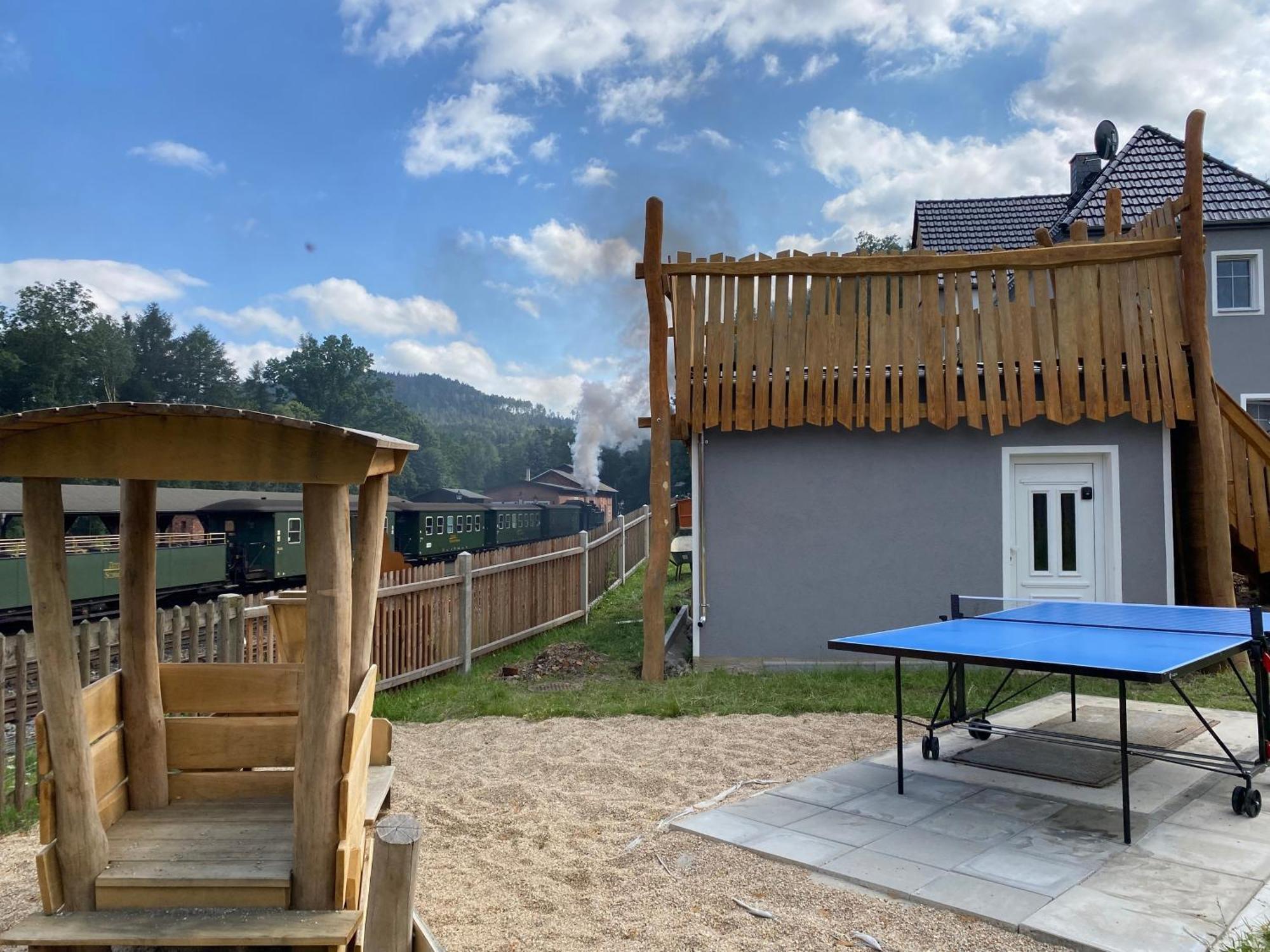 Ferienhaus Bimmelbahn 2 Olbersdorf المظهر الخارجي الصورة